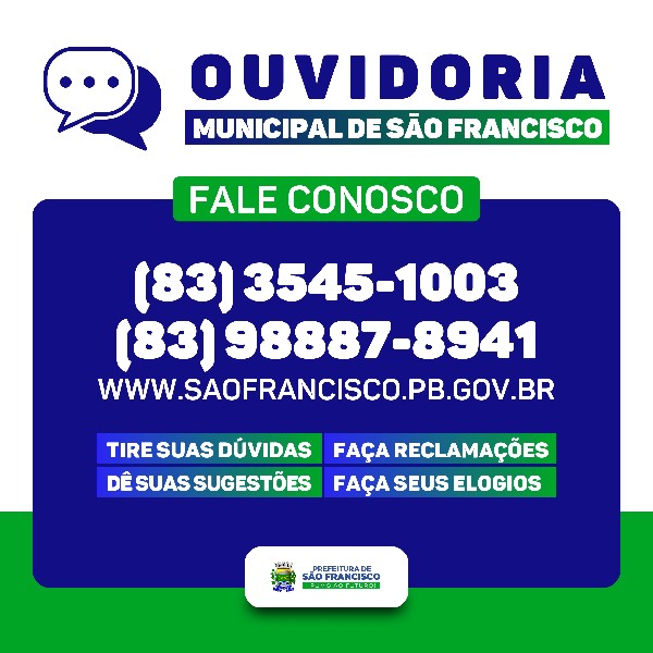 OUVIDORIA MUNICIPAL DE SÃO FRANCISCO