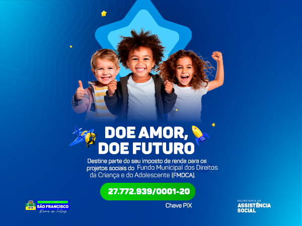 DOE AMOR, DOE FUTURO.